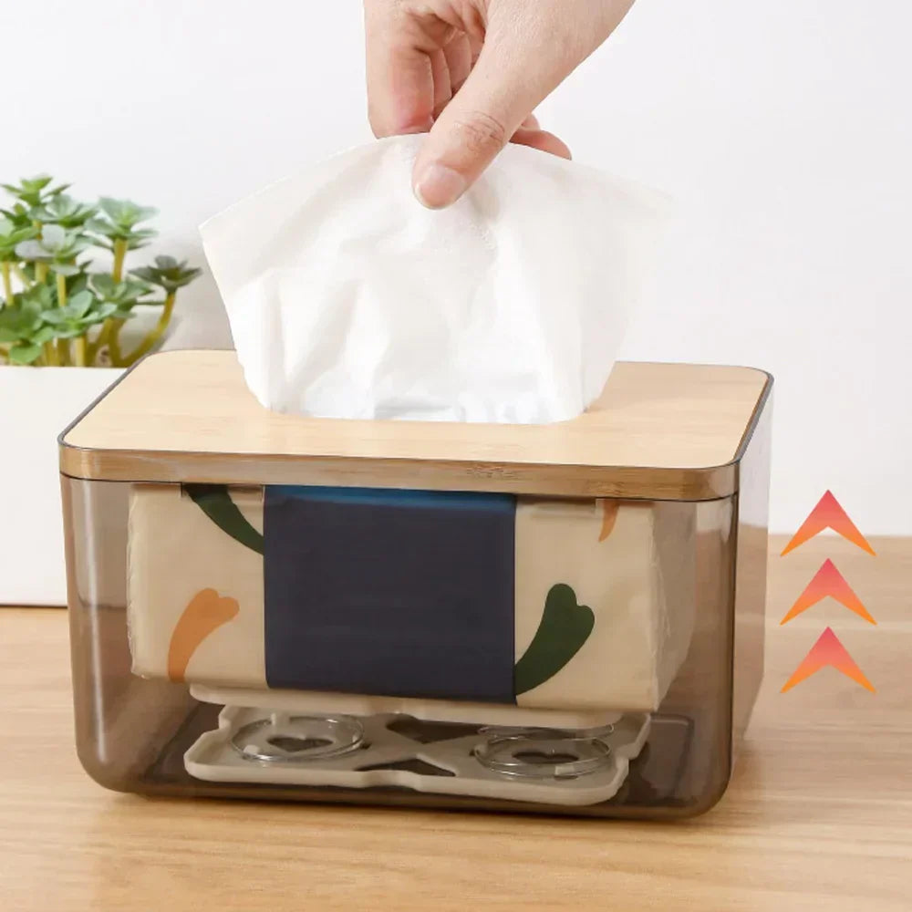 ✨✨Spring Mechanism Tissue Box – Kitchen & Car Use
