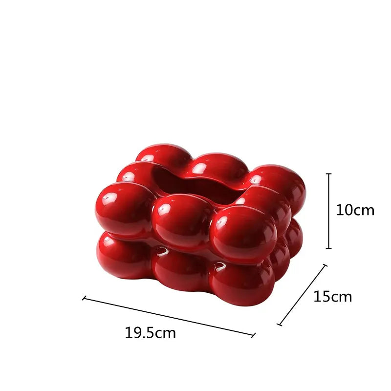 🌸Ceramic Tissue Holder with Drawer – Napkin & Paper Towel Organizer🌸