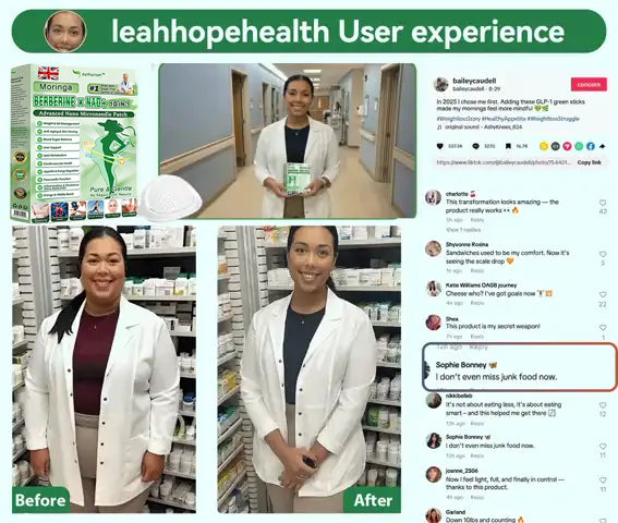 ✅Official Store | 🍋 Aetherium™ Moringa & Berberine 10-IN-1 Advanced Nano Microneedle 1 Patch (Once Daily, visible changes in 7 days) ✅ Obesity, Diabetes, Sleep Apnea, And Joint Issues